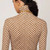 Checker Top   Women's Undercoat Check Print Autumn Winter Spring High Turtleneck mockneck Neck Long Sleeves T-shirt womens petite size checkered T-Shirts Tops for woman in beige brown Checker Top   Women's Undercoat Check Print Autumn Winter Spring High Turtleneck mockneck Neck Long Sleeves T-shirt womens petite size checkered T-Shirts Tops for woman in beige brown