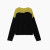 Oversized Mohair Wool Sweater yellow   Women's Autumn Winter Spring Loose Casual woolen Irregular Color Clash Hundred Long Sleeves crewneck ribbed band hem womens Tops Sweaters for Woman with black Oversized Mohair Wool Sweater yellow   Women's Autumn Winter Spring Loose Casual woolen Irregular Color Clash Hundred Long Sleeves crewneck ribbed band hem womens Tops Sweaters for Woman with black