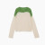 Oversized Mohair Wool Sweater green   Women's Autumn Winter Spring Loose Casual woolen Irregular Color Clash Hundred Long Sleeves crewneck ribbed band hem womens Tops Sweaters for Woman with white Oversized Mohair Wool Sweater green   Women's Autumn Winter Spring Loose Casual woolen Irregular Color Clash Hundred Long Sleeves crewneck ribbed band hem womens Tops Sweaters for Woman with white