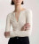 V-Neck Sweater white    Women's Base Round crew neck Ribbed Shirts, Wool, Silk, Cashmere rib knitted, Slim, Elastic, Casual, Knitwear, petite size womens Pullovers, Sweaters Blouses Tops for woman, Autumn Spring season T-Shirts fashion