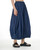 Japanese Pants   Women’s casual wide-leg relaxed thin casual womens pleated elastic mid rise waist nine-minute trousers for woman in blue Japan and South Korean spring summer fashion season Japanese Pants   Women’s casual wide-leg relaxed thin casual womens pleated elastic mid rise waist nine-minute trousers for woman in blue Japan and South Korean spring summer fashion season