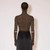 Mockneck Top   Women's Spring Summer Printed Blouses High-necked Slim Retro Open Arm Design Overlay womens Long Sleeves Hollow-out Tops for indie Woman in dark brown Hungarian Minority N@nushka fashion Mockneck Top   Women's Spring Summer Printed Blouses High-necked Slim Retro Open Arm Design Overlay womens Long Sleeves Hollow-out Tops for indie Woman in dark brown Hungarian Minority N@nushka fashion
