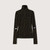 Mockneck Top   Women's Spring Summer Printed Blouses High-necked Slim Retro Open Arm Design Overlay womens Long Sleeves Hollow-out Tops for indie Woman in dark brown Hungarian Minority N@nushka fashion Mockneck Top   Women's Spring Summer Printed Blouses High-necked Slim Retro Open Arm Design Overlay womens Long Sleeves Hollow-out Tops for indie Woman in dark brown Hungarian Minority N@nushka fashion