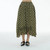 Polka Dot Skirt green   Women’s Spring summer loose slimming white dots print bow womens Midi skirts for woman Polka Dot Skirt green   Women’s Spring summer loose slimming white dots print bow womens Midi skirts for woman