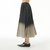 Mid Rise Tie Dye Midi A-Line Skirt khaki  Women’s loose swing hanging cotton denim dyed original design womens pleated mid-calf bell skirts for woman with black spring summer fashion season