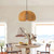 Japanese Art Wood Pendant Lamp   Modern bedroom Dining Room home Decorative wooden ceiling chandelier lamps Retro pumpkin style restaurant light lighting Japanese Art Wood Pendant Lamp   Modern bedroom Dining Room home Decorative wooden ceiling chandelier lamps Retro pumpkin style restaurant light lighting