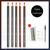 Eyebrow Pencil   Waterproof and Non-smudge Genuine Wood Hard Core Pen Golden Wooden Eyebrows Pencils in light-, medium-, dark-, coffee, brown, black 5 pack Eyebrow Pencil   Waterproof and Non-smudge Genuine Wood Hard Core Pen Golden Wooden Eyebrows Pencils in light-, medium-, dark-, coffee, brown, black 5 pack