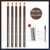 Eyebrow Pencil   Waterproof and Non-smudge Genuine Wood Hard Core Pen Golden Wooden Eyebrows Pencils in dark coffee Eyebrow Pencil   Waterproof and Non-smudge Genuine Wood Hard Core Pen Golden Wooden Eyebrows Pencils in dark coffee