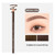 Eyebrow Pencil   Waterproof and Non-smudge Genuine Wood Hard Core Pen Golden Wooden Eyebrows Pencils in deep dark coffee Eyebrow Pencil   Waterproof and Non-smudge Genuine Wood Hard Core Pen Golden Wooden Eyebrows Pencils in deep dark coffee