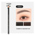 Eyebrow Pencil   Waterproof and Non-smudge Genuine Wood Hard Core Pen Golden Wooden Eyebrows Pencils in black Eyebrow Pencil   Waterproof and Non-smudge Genuine Wood Hard Core Pen Golden Wooden Eyebrows Pencils in black