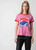 Letter Print T-Shirt pink     Women’s Round crewneck 0-Neck Short Sleeves Classic Clothing Tops Tees Lady Casual Vintage T-shirts for woman in Rose Red Spring Summer womens trendy fashion season Letter Print T-Shirt pink     Women’s Round crewneck 0-Neck Short Sleeves Classic Clothing Tops Tees Lady Casual Vintage T-shirts for woman in Rose Red Spring Summer womens trendy fashion season