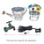 Iron Fountain Flower Pot Outdoor Water Pump Cascading Water Fountain Decorative Stopcock Garden Decoration Parts Iron Fountain Flower Pot Outdoor Water Pump Cascading Water Fountain Decorative Stopcock Garden Decoration Parts