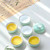 Celadon Tea Cup Set 6-Piece  6pcs Creative Outside light green inside white, Kung Fu Cups Sets Travel Bowl Chinese Porcelain Teacups bowls