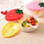 Strawberry Shape Lunch Box 500ml    2 Layer Food Fruit Storage Bento Box Red Pink Microwave Tableware Kid Cute School Bowl Boxes in Red Pink