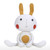 Yoga Bunny Doll 43cm Cartoon Animal Shape Plush Toy Comforting and Empathy Object Childlike Ornament Cultivate Imagination