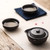 Chinese Kung Fu Tea Set black  1 Teapot 2 Teacups Travel Green Tea Cups Set teeware Teware Ceramic Pottery Gaiwan Bar Chinese Kung Fu Tea Set black  1 Teapot 2 Teacups Travel Green Tea Cups Set teeware Teware Ceramic Pottery Gaiwan Bar