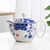 Chinese Porcelain Tea Pot  Coffee Teapot Clay Heated Kettle Samovar Teapots Pots in Blue and White