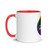 miteigi Logo Pride Mug  Branded product item Men’s Women’s unisex LBGTQ+ coffee drinks mugs Colorful multicolor drinking milk cups for man woman in red 11oz
