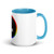 miteigi Logo Pride Mug  Branded product item Men’s Women’s unisex LBGTQ+ coffee drinks mugs Colorful multicolor drinking milk cups for man woman in light sky blue 15oz