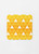 Cork-Back miteigi Uroko Coaster Traditional Japanese scales pattern designed by miteigi drinks coasters in bright yellow with white triangles pattern Cork-Back miteigi Uroko Coaster Traditional Japanese scales pattern designed by miteigi drinks coasters in bright yellow with white triangles pattern