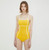 Strap Swimsuit  Women’s Korean Retro Simple One-Piece straps Female Sexy Three-Point Style Covered Belly Swimsuits for woman in yellow Summer womens plus size beach monokini swimwear Strap Swimsuit  Women’s Korean Retro Simple One-Piece straps Female Sexy Three-Point Style Covered Belly Swimsuits for woman in yellow Summer womens plus size beach monokini swimwear