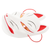Fox Face Mask   Genderful The Mask Masquerade For Parties Animal Festival Plastic Cosplay Foxes Creative face wear white with red highlights