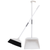 Broom Dustpan Set  Dust Pan Long Handle Heavy Duty Dustpan Cleaning Brush Combo Home Kitchen Room Office Dorm Lobby brooms dustpans in white light gray grey Broom Dustpan Set  Dust Pan Long Handle Heavy Duty Dustpan Cleaning Brush Combo Home Kitchen Room Office Dorm Lobby brooms dustpans in white light gray grey