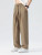 Tie Sweatpants Men's Korean Loose Light & Thin Track Pants Sportswear Ice-Cold Drawstring Straight Male Large Tall Plus Size 8xl Mens Summer Drawcord Trousers for man in Khaki Brown
