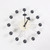 Black Wooden and Metal Analog Movement 32cm Modern Large Wood Decor Silent Ticking Wall Clock Decorative Colorful Wooden Balls Trend Black Wooden and Metal Analog Movement 32cm Modern Large Wood Decor Silent Ticking Wall Clock Decorative Colorful Wooden Balls Trend