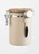 Stainless Steel Coffee Container Set      Airtight Jar Canisters With Scoop For Coffee Beans Tea Storage Tanks Kitchen food containers in khaki beige