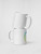 Rainbow Logo Mug    Drinks cup coffee, tea, juice, milk drinking cups miteigi-Logo branded product item tumblers ceramics in white with multicolor platinum pattern mugs 11oz Rainbow Logo Mug    Drinks cup coffee, tea, juice, milk drinking cups miteigi-Logo branded product item tumblers ceramics in white with multicolor platinum pattern mugs 11oz