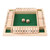 Shut The Box Board Game Set  Deluxe Four Sided 10 Numbers KTV Bar Cafe outdoor entertaining wooden games in green