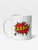 Glossy CRASH! Mug                  Cartoon ka boom drinks cup coffee, tea, juice, milk drinking cups miteigi branded product item tumblers ceramics in white with red orange pattern Ceramic Anime crashing bang wallop crashes kaboom Gifts mugs