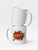 Glossy CRASH! Mug                  Cartoon ka boom drinks cup coffee, tea, juice, milk drinking cups miteigi branded product item tumblers ceramics in white with red orange pattern Ceramic Anime crashing bang wallop crashes kaboom Gifts mugs