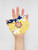 Daisy Recycled Scrunchie yellow  Women’s miteigi recycled material designed floral wrist hair ties for woman in white daisies on yellow scrunchies with blue background for flower bow Womens headband headwear accessory Daisy Recycled Scrunchie yellow  Women’s miteigi recycled material designed floral wrist hair ties for woman in white daisies on yellow scrunchies with blue background for flower bow Womens headband headwear accessory