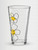 Daisy Shaker Pint Glass   16-Oz Floral summer outdoor entertaining drinks beer, cider, Guiness, cocktails, wine, juice, milk drinking glasses transparent with yellow black ink flowers design tumblers Glassware Transparent clear with American flag pattern entertainment tumblers gifting barware party gifts