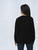 Organic Eco Sweatshirt miteigi Script Logo     Genderful Unisex anywear Japanese Women’s Men's Long Sleeves o-neck Casual Solid Color womens mens crew neck round Tops Activewear crewneck sweatshirts for petite-, tall-, plus-, size man woman tees in black with platinum red letter graphic design Fitness sports tennis Japan eco-friendly sportswear