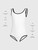Kids Swimsuit white     Girls paint splatter tank straps scoopneck swimsuits for girl with black trim design children’s swimwear