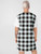 Crewneck T-shirt Dress    Womens short dropped sleeves crewneck checkered Dresses for Woman in off-black white crew neck Petite-, tall-, plus-, size oversized T-shirts plaid round o-neck Tops for women Crewneck T-shirt Dress    Womens short dropped sleeves crewneck checkered Dresses for Woman in off-black white crew neck Petite-, tall-, plus-, size oversized T-shirts plaid round o-neck Tops for women