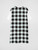 Crewneck T-shirt Dress    Womens short dropped sleeves crewneck checkered Dresses for Woman in off-black white crew neck Petite-, tall-, plus-, size oversized T-shirts plaid round o-neck Tops for women Crewneck T-shirt Dress    Womens short dropped sleeves crewneck checkered Dresses for Woman in off-black white crew neck Petite-, tall-, plus-, size oversized T-shirts plaid round o-neck Tops for women