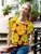 Graphic Cropped T-Shirt yellow    Womens Japanese Sakura floral graphic short sleeves crewneck Tops for woman in burgundy with yellow-mix design Womens round o-neck crew neck Flowers T-shirts Graphic Cropped T-Shirt yellow    Womens Japanese Sakura floral graphic short sleeves crewneck Tops for woman in burgundy with yellow-mix design Womens round o-neck crew neck Flowers T-shirts