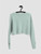Cropped Shamrock Sweatshirt  Women’s long sleeves with embroidered Irish shamrocks and crewneck crop sweatshirts for woman in light green Womens round crew neck tops Ireland streetwear  with traditional embroidery pattern Cropped Shamrock Sweatshirt  Women’s long sleeves with embroidered Irish shamrocks and crewneck crop sweatshirts for woman in light green Womens round crew neck tops Ireland streetwear  with traditional embroidery pattern