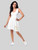 Ripples Skater Skirt golden   Women’s pleated gold pattern mid rise waist banded fashion for woman in white Womens petite-, tall-, plus-, size rippled swirls waves midi skirts Ripples Skater Skirt golden   Women’s pleated gold pattern mid rise waist banded fashion for woman in white Womens petite-, tall-, plus-, size rippled swirls waves midi skirts