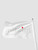 miteigi Logo Flag white   Company branded print in platinum red color with pole eyelets on white background flags