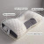 Massage Neck Pillow   The concave convex design of the human body helps massage the neck, and the fiber massaging pillows inserts helps with sleep Bedroom accessory Home decor Cervical orthopedic bedding accessories in white Massage Neck Pillow   The concave convex design of the human body helps massage the neck, and the fiber massaging pillows inserts helps with sleep Bedroom accessory Home decor Cervical orthopedic bedding accessories in white