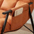 Rocking Chair   Adult oversized noon break leisure lazy sofa outdoor garden loungers balcony living room office recliner lounge chairs furniture in orange Rocking Chair   Adult oversized noon break leisure lazy sofa outdoor garden loungers balcony living room office recliner lounge chairs furniture in orange