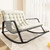 Double Rocking Chair    Adjustable balcony leisure sofas lawn lazy susan chairs Detachable reclining stool outdoor patio garden lounger recliners furniture in beige and grid checkered Double Rocking Chair    Adjustable balcony leisure sofas lawn lazy susan chairs Detachable reclining stool outdoor patio garden lounger recliners furniture in beige and grid checkered