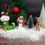 Christmas Decorations 4-Piece Set   Christmas tree, snowman, Christmas boots, snow elves, joyful Christmas atmosphere decoration Holiday season Home decorative objects