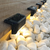 LED Solar Light    1/4/10/20pcs stair lights, Waterproof outdoor garden passage courtyard terrace guardrail step landscape lighting in black LED Solar Light    1/4/10/20pcs stair lights, Waterproof outdoor garden passage courtyard terrace guardrail step landscape lighting in black