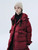 Duck Down Puff Coat   Women’s original Fall autumn and winter outwear white duck down long sleeves hooded parka jackets for woman in burgundy red Womens long bowknot pockets padded parker coats outerwear